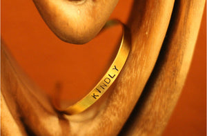 KINDLY Brass Cuff Bracelet - Wildly Free